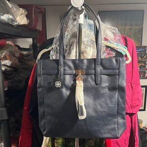 Avon Elegant Navy Blue Tote Bag
